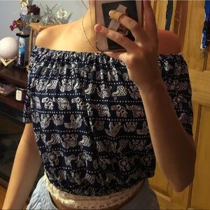 Off the shoulder top